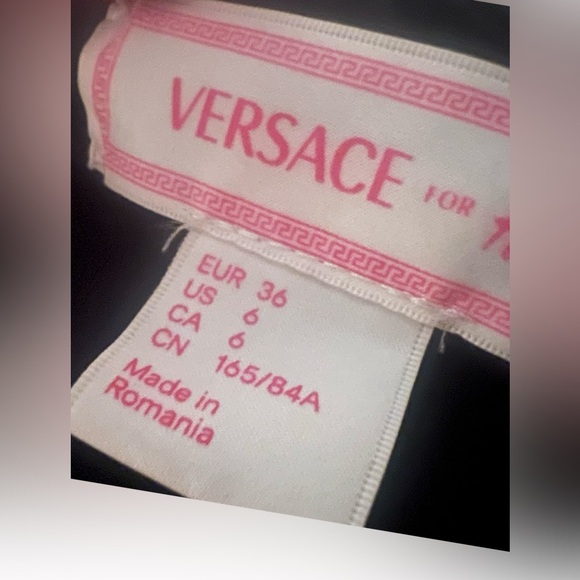 Authentic Versace collaboration with H&M 2011 collection Black Dress sz 6 - Picture 6 of 12